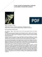 Pepino, Un Ícono Que Resume La Transgresión y Tradición Murguera, Recordado A 50 Años de Su Muerte - Guzman Ramos y Fabio Da Silva