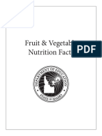 Fruit Vegetable Nutrition Facts