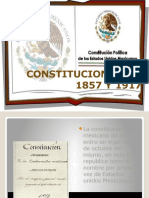 Constitucion 1824, 1857 y 1917