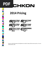 2014 Techkon Price List