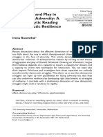 Rosenthal 2014 - Aggression and Play in The Face of Adversity - Political Theory