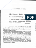 Kojeve-Emperor Julian and His Art of Writing.pdf