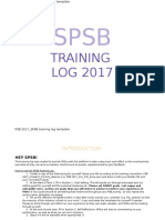 Training LOG 2017