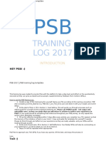 Training LOG 2017: Hey PSB!:)