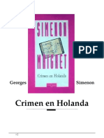 Simenon George - Maigret 08-Crimen en Holanda