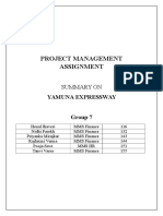 Project Management Assignment: Yamuna Expressway