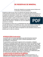 Calculo de Reservas de Mineral PDF