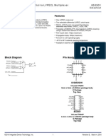 2:1 Differential-to-LVPECL Multiplexer: Datasheet