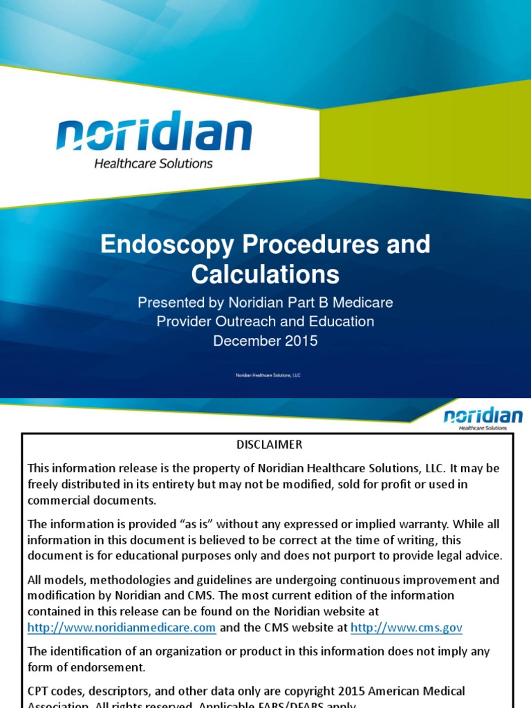 Endoscopy Procedures and Calculations Presentation Endoscopy