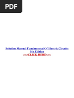 Download Solution Manual Fundamental of Electric Circuits 5th Edition by sgcom SN338955349 doc pdf