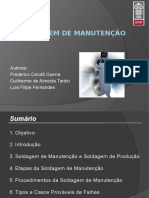 Soldagem de Manutenção - Trabalho Graduacao