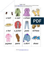 Clothes Cards