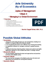 Managing in Global Environment