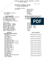 Proces Verbal Nr.38: Capitania Portului Braila