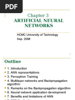 Artificial Neural Networks: HCMC University of Technology Sep. 2008