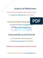 Come and Join Us at VU Social