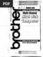 Brother Disk Composer MDI-40