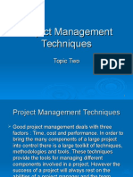 Project ManagementTechniques