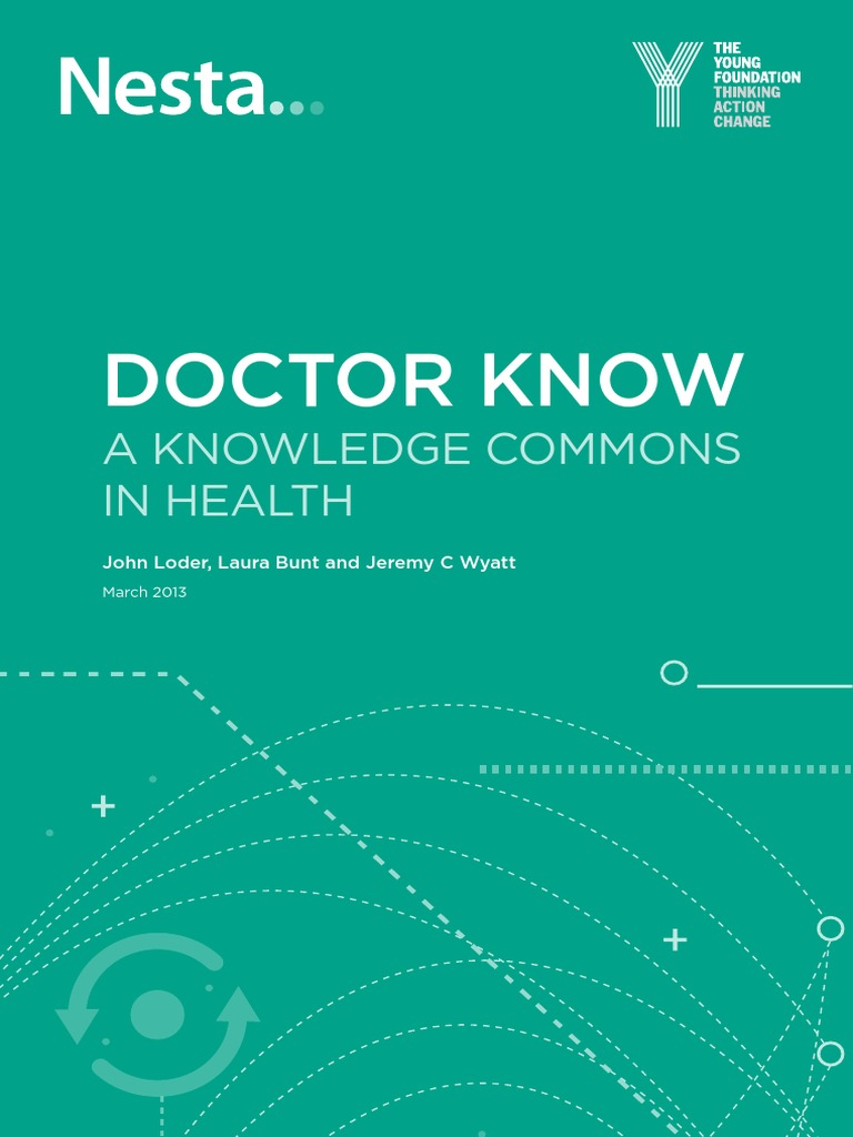 Doctor Know A Knowledge Commons in Health | PDF | Clinical Trial ...