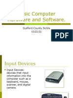 Basic Computer Hardware and Software