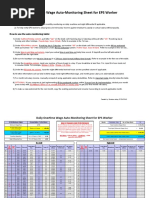 Daily Overtime Wage Auto-Monitoring Sheet For EPS Worker