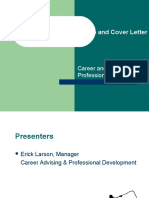 Writing An Effective Resume and Cover Letter: Career and Professional Planning