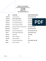 Purdue ChE Lab Spring 2016 Meeting Schedule