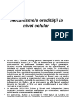 C11. Mecanismele eredit¦â+úii la nivel celular