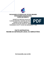 Pacto Antenupcial e Separação Obrigatória Ou Legal.