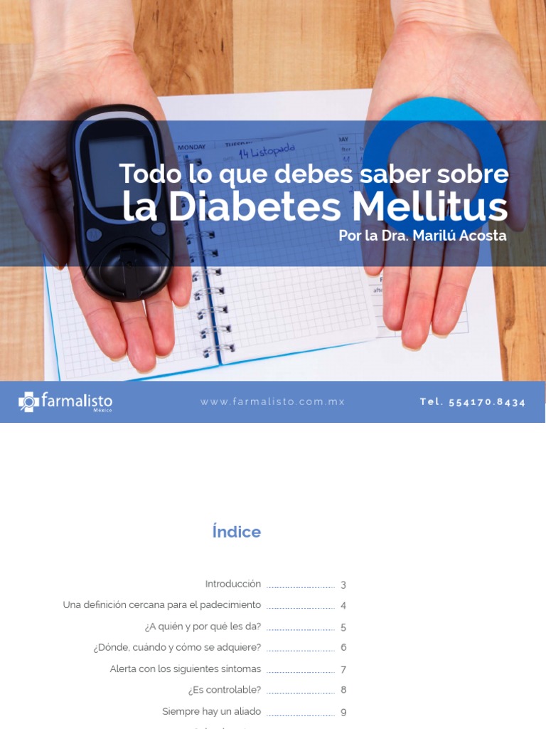 Ebook: Todo Lo Que Debes Saber Sobre La Diabetes Mellitus Farmalisto