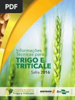 Informacoes Tecnicas Trigo e Triticale Safra 2016