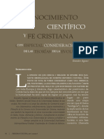 Agazzi Conocimiento Cientifico y Fe Cristiana