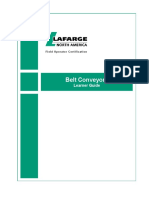 Belt Conveyors: Learner Guide