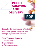 Speech Preparation and Delivery Methods