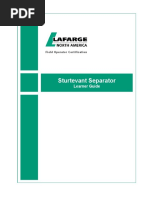 Sturtevant Separator: Learner Guide