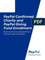 Paypal Giving Fund Enrollment Guide