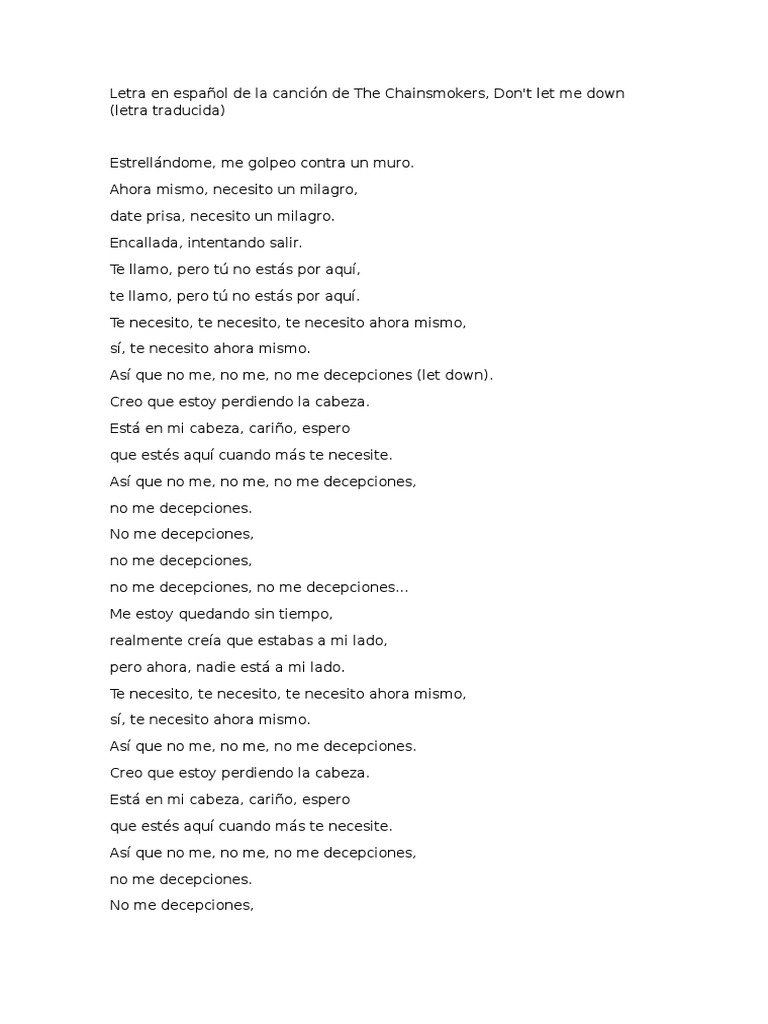 Letra De La Cancion Guilty En Español