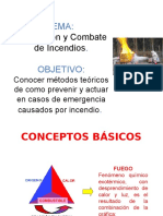 Prevenciòn y Combate de Incendios.