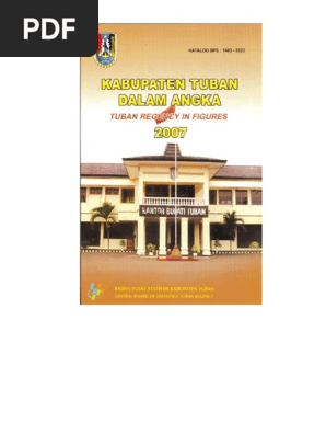 Kabupaten Tuban Dalam Angka 2007