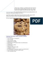 Lactation Cookies