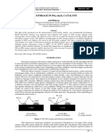 B5 - NOx Storage in Pt-Al2O3 Catalyst