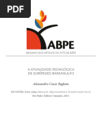 Atualidade Pedagógica de Eurípede Barsanulfo