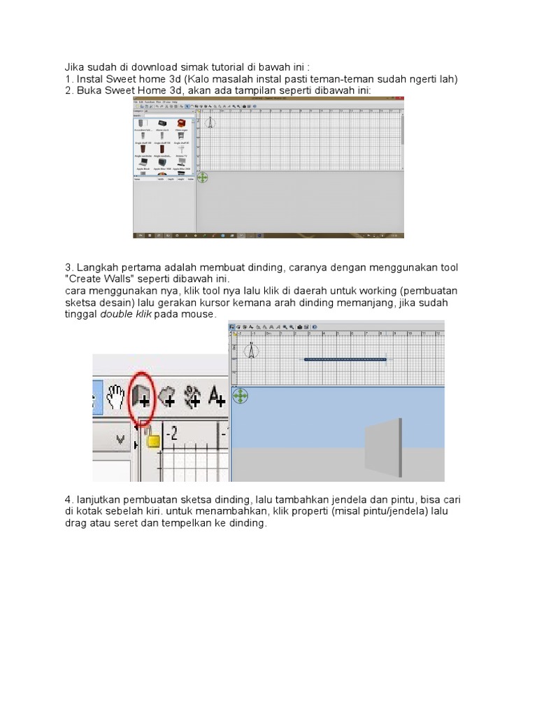 Tutorial Menggunakan Aplikasi Sweet Home 3D PDF Tutorial Menggunakan Aplikasi Sweet Home 3D PDF