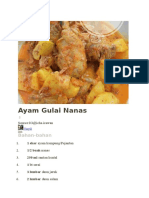 Ayam Gulai Nanas