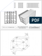 Shipping Container Homes Technical Drawings 20GP PDF