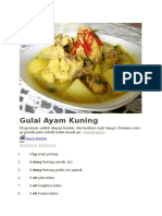 Gulai Ayam Kuning