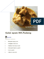 Gulai Ayam RM