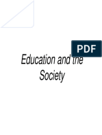 14 Education and the Society [Compatibility Mode]