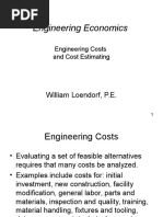 Engineering Economics: William Loendorf, P.E