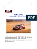 -Dakar 2016 Coche Eléctrico